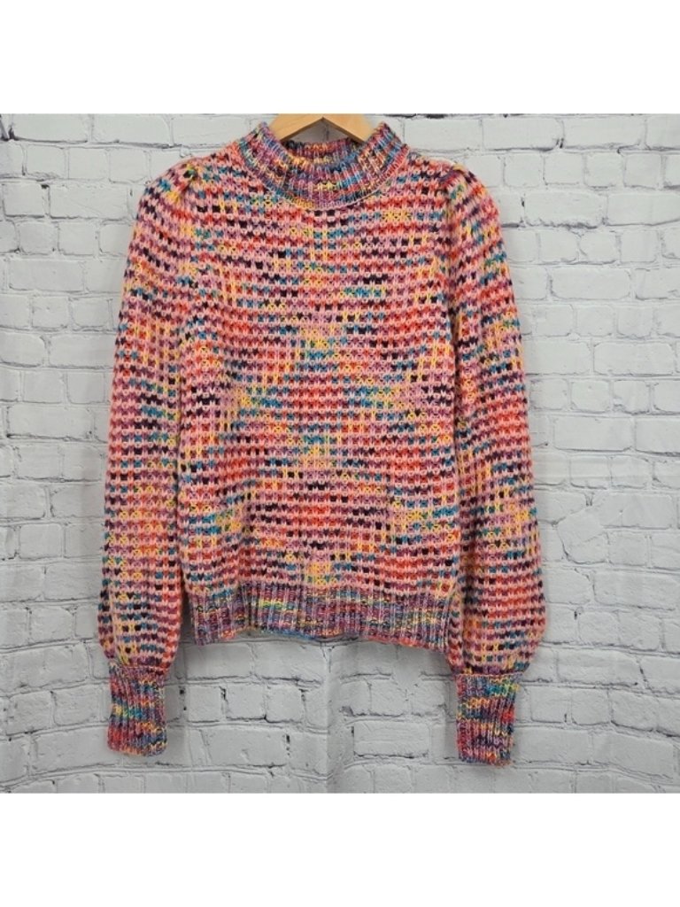 Dear John Cutsie Rainbow, Knit Sweate Size Small